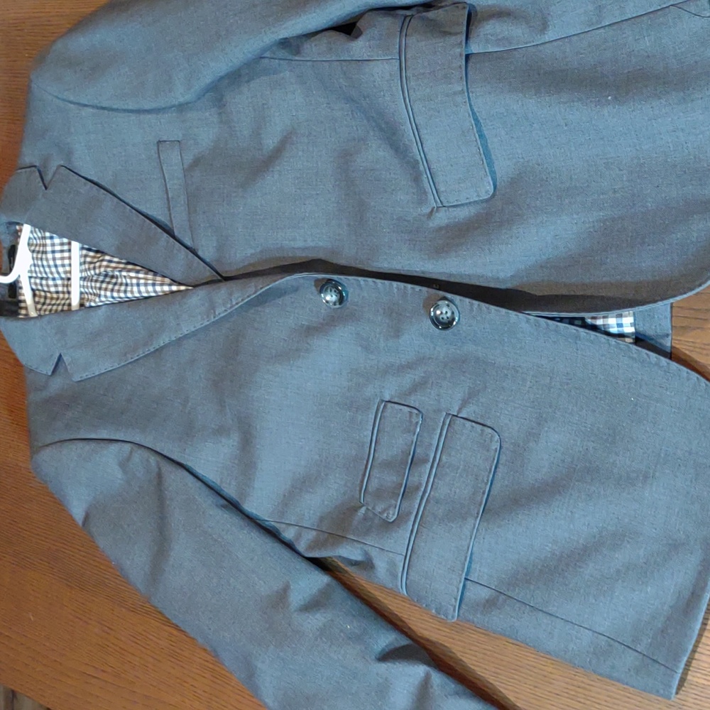 💋 Boys Sports Coat NWOT Gray Size 16